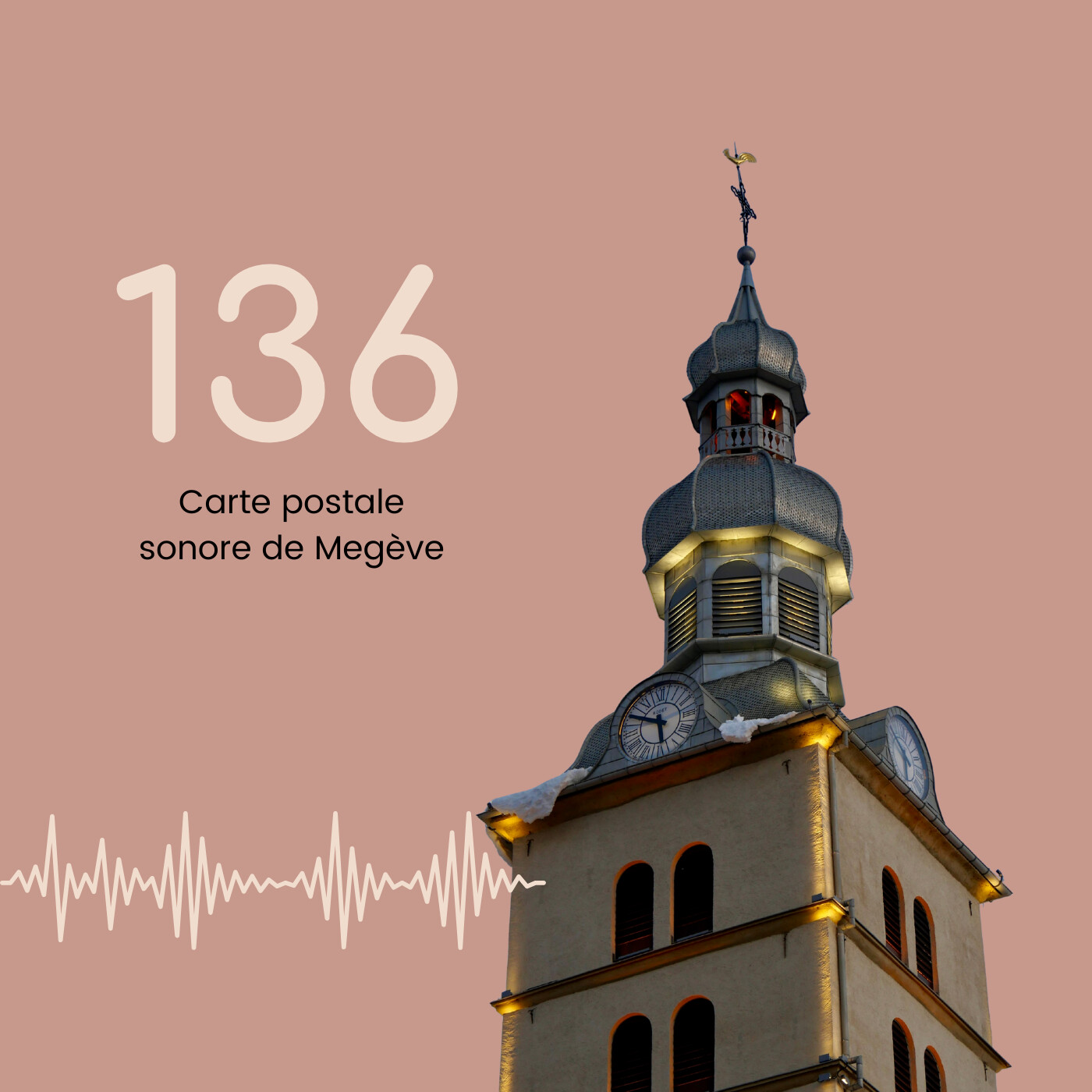 136- Carte postale sonore de Megève (8 jours de prestation)