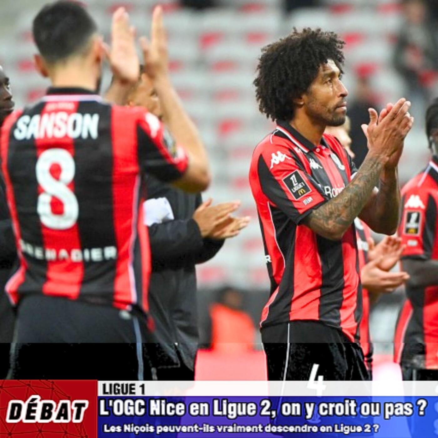 Débat Europa League- L'OGC Nice⚫🔴 en Ligue 2, on y croit ou pas ❓🤔