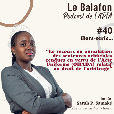 #40 | Le recours en annulation des sentences arbitrales rendues en vertu de l’Acte Uniforme relatif au droit de l’arbitrage cover