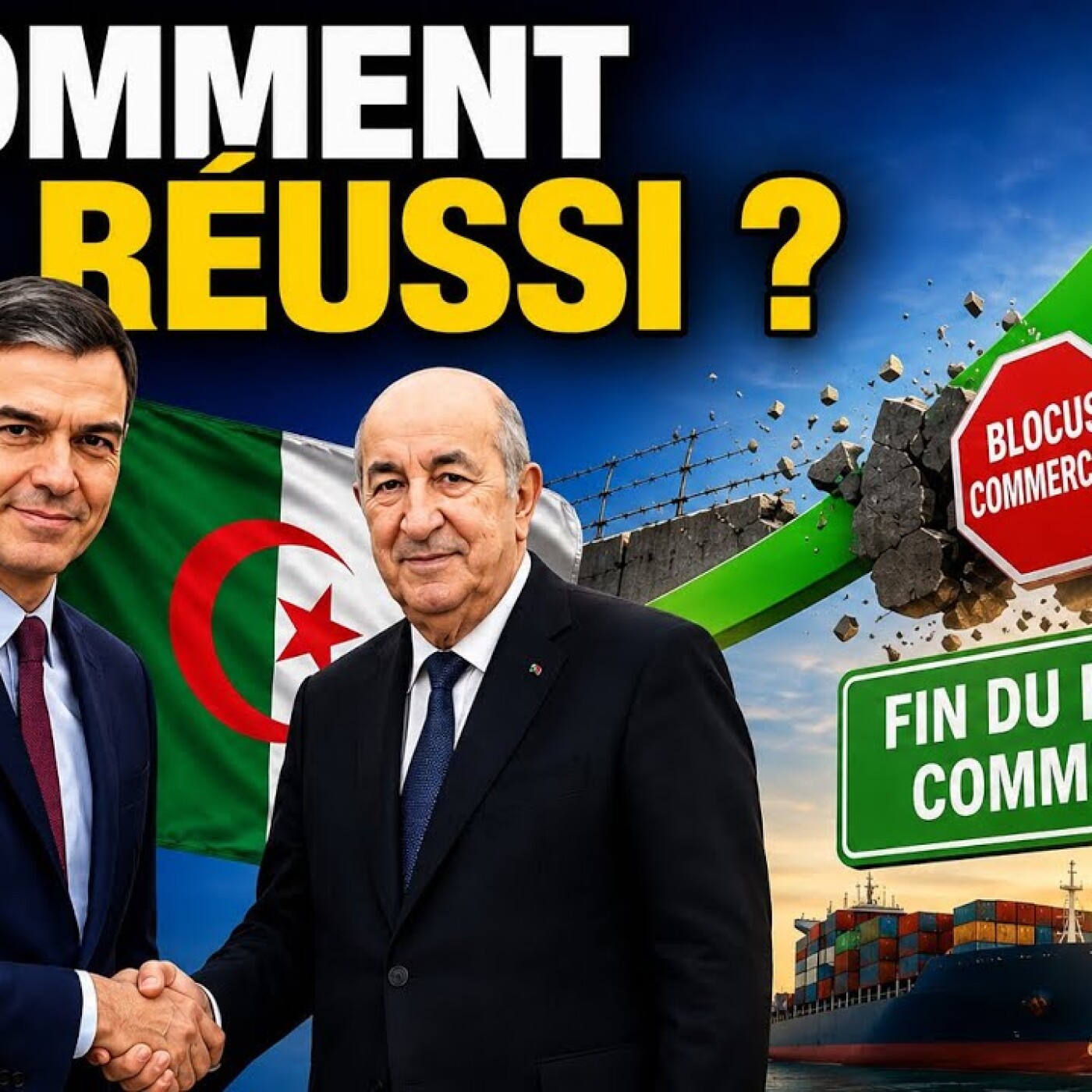 RÉVÉLATIONS : Comment Pedro Sánchez a convaincu Alger d'effacer la crise en quelques heures !