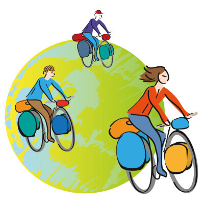 Trois filles à vélo, une BD cover