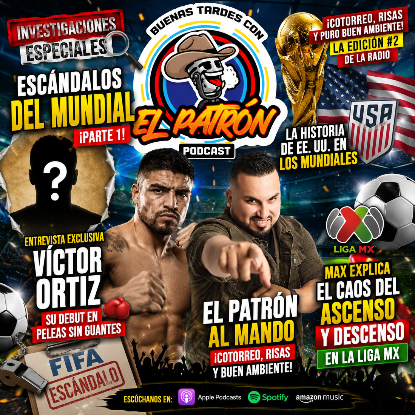 ¡Escándalos del Mundial, Víctor Ortiz y el caos de la Liga MX!