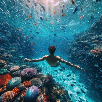 Deviens un explorateur des mondes peuplant l’océan de la Nation Essénienne - Archange Raphaël Psaume 62 cover