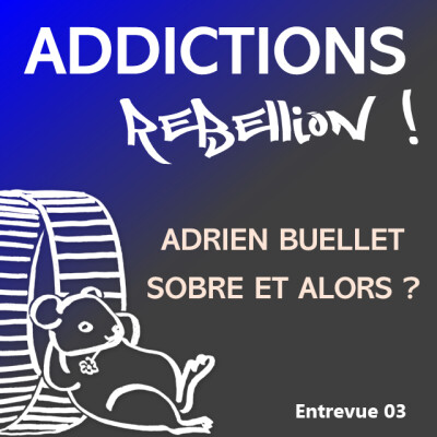 Addictions Rébellion  ! Entrevue 03 : Adrien, livres, appli, asso : de l'ivresse à la mission. cover