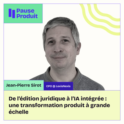Pause Produit - Jean-Pierre Sirot - CPO LexisNexis France cover