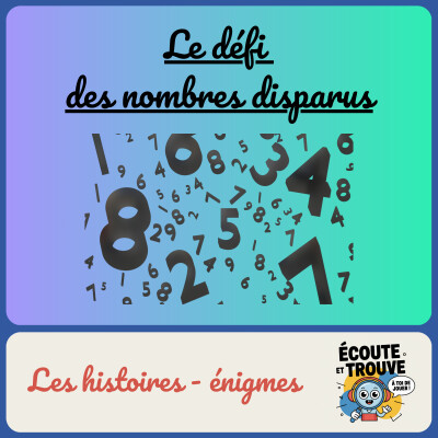 Le défi des nombres disparus cover