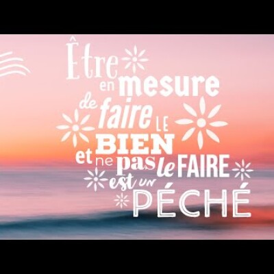 Parole et Évangile du jour | Mercredi 23 février • Ne pas faire le bien, c'est un péché cover