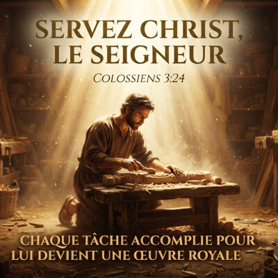 SERVEZ CHRIST, LE SEIGNEUR… COLOSSIENS 3:24 cover