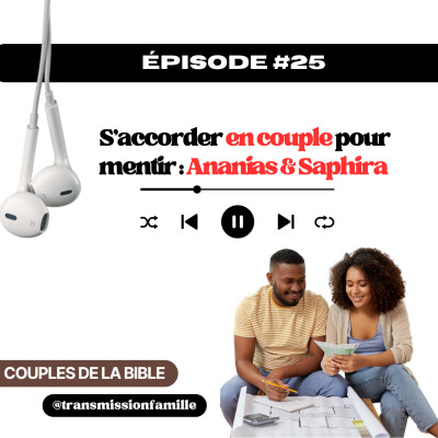 S’accorder en couple pour mentir : Ananias & Saphira cover