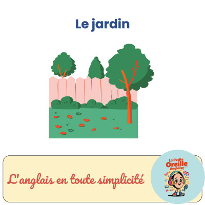 Le jardin en anglais cover