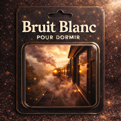 1 H Bruit Blanc pour DORMIR | Ambiance dans un train à vapeur cover