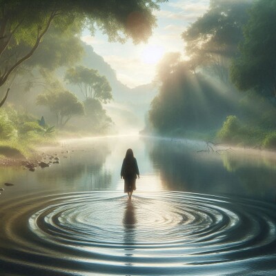 Traverser l'eau pour retrouver son être véritable - Archange Gabriel Psaume 231 cover