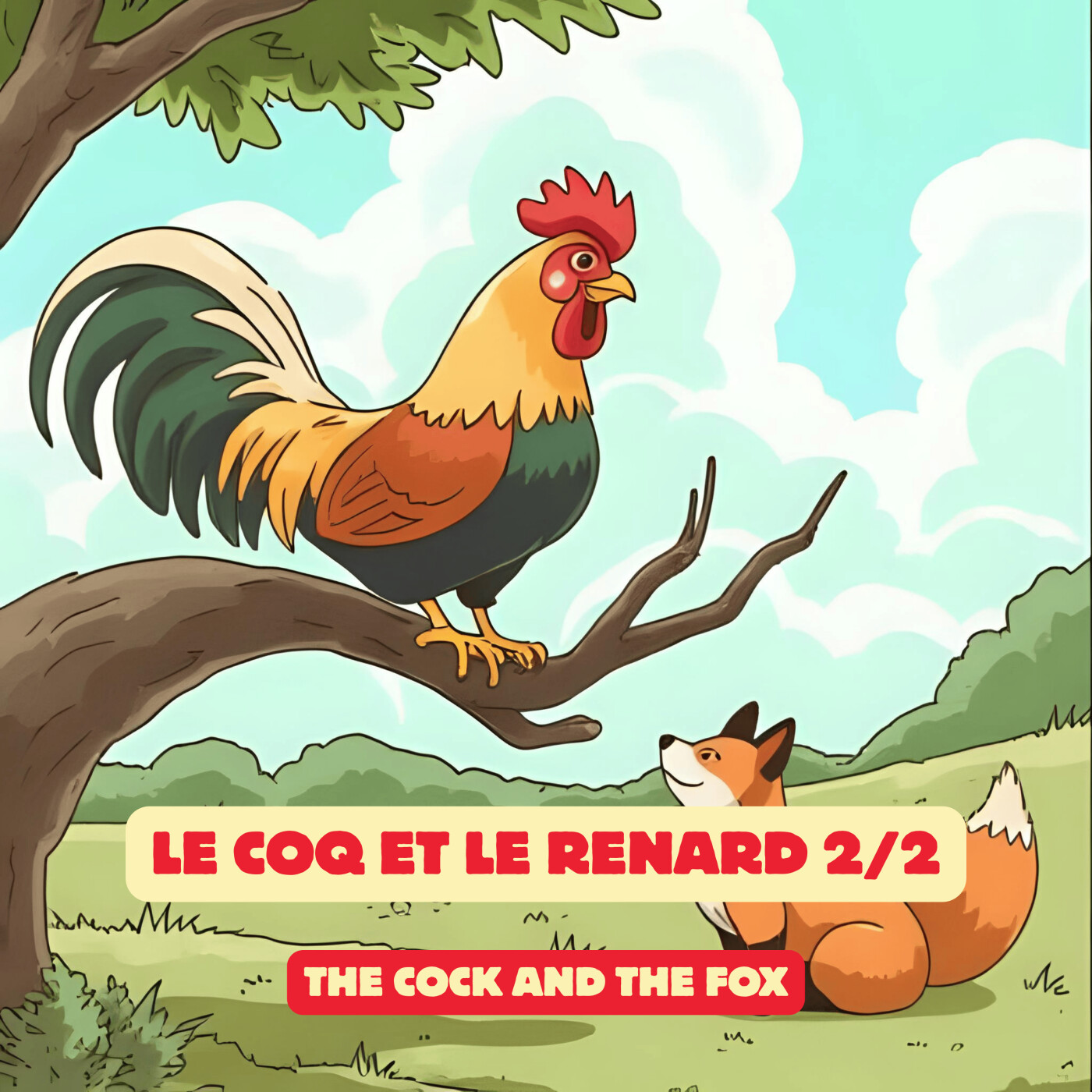 Fable de la Fontaine expliquée - Le coq et le renard - partie 2/2