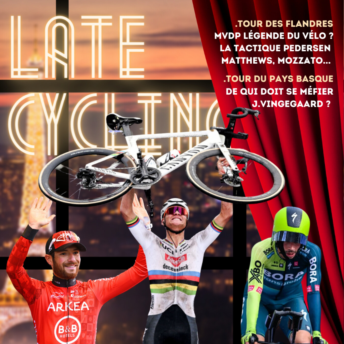 LATE CYCLING #91 | MVDP, légende du vélo ? Retour sur le Tour des Flandres episode artwork