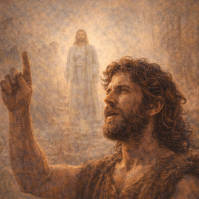 Jean 1:15 — Avant moi, il était cover