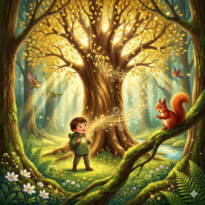 L'arbre aux feuilles d'or | Histoire pour enfants : dépasser sa timidité et oser s'exprimer cover