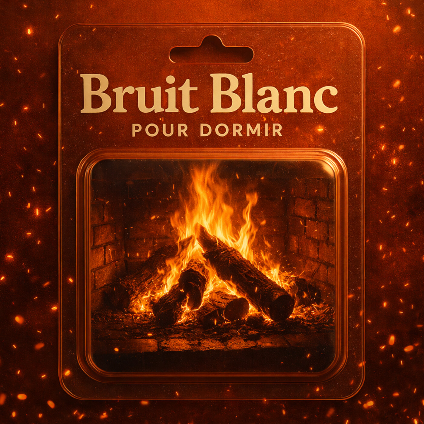 Relaxation avec 1 H Bruit blanc pour DORMIR | Crépitement du feu de Cheminée