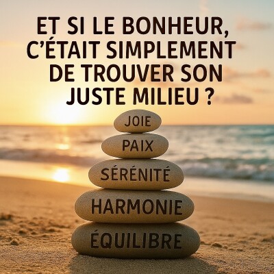 🐚38 - Et si le bonheur, c’était simplement de trouver son juste milieu ? cover