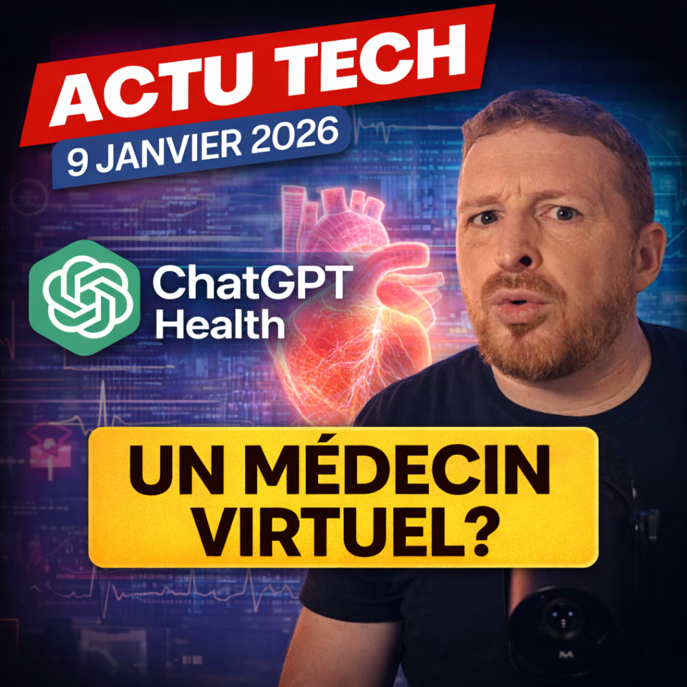 IA 2026 : ChatGPT veut s'occuper de votre santé episode artwork