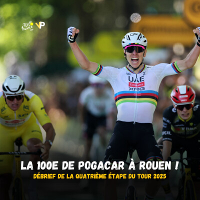 Tour 2025, 4e étape : la 100e de Pogi et des Français placés (mais au max) cover