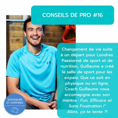 Conseil Pro #16 - Accompagnement sportif avec Coach Guillaume à distance ou à Londres cover