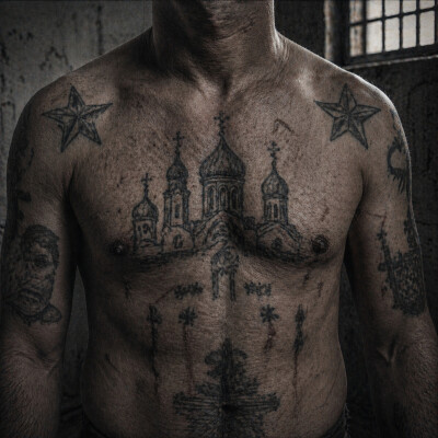 Tatouages de criminels - Bratva (Russie) : La peau comme vérité cover