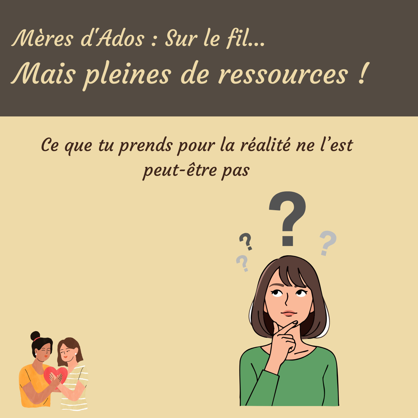 Ce que tu prends pour la réalité ne l’est peut-être pas