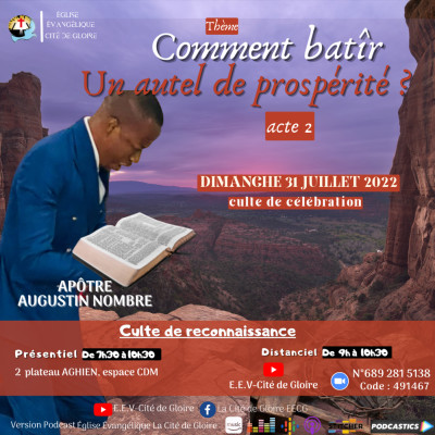 E.E.V-Cité de Gloire: Comment batîr un autel de prospérité - acte 2 cover