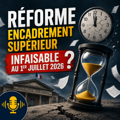 🚨 Réforme de l’encadrement supérieur territorial : l’État demande-t-il l’impossible aux collectivités au 1er juillet 2026 ? cover