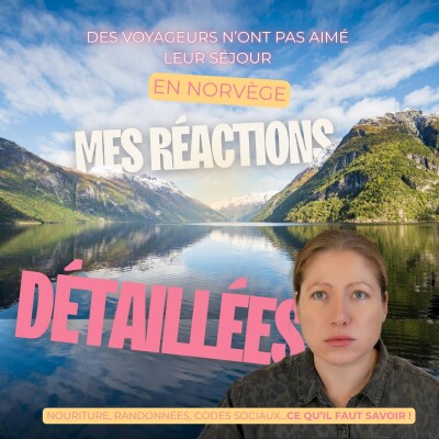 187 - Ma réaction à des voyageurs qui n'ont pas aimé leur voyage en Norvège cover