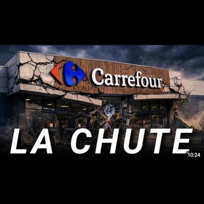 La terrible chute de Carrefour cover