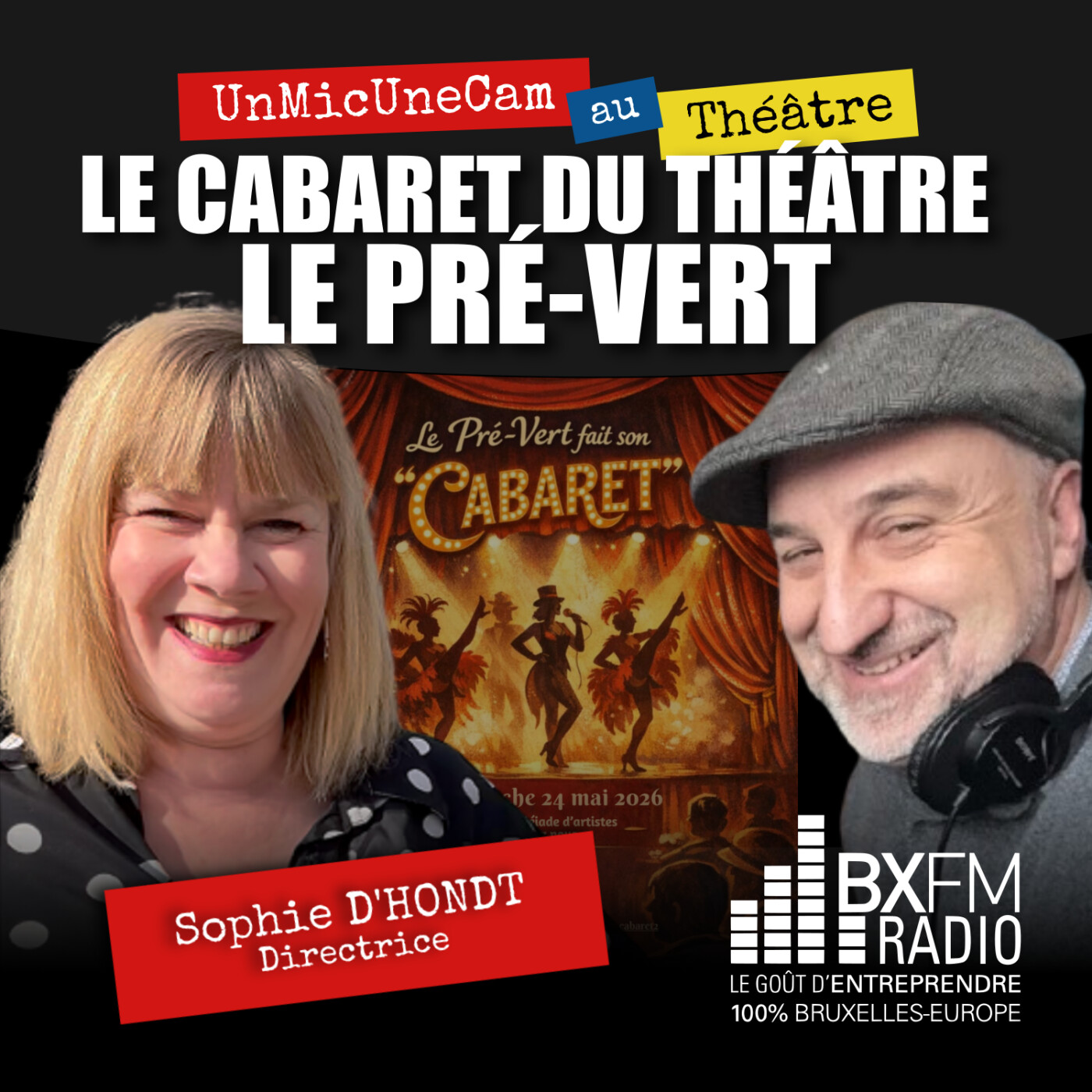 Un Mic Une Cam - Cabaret Le Pré Vert - Sophie D'hondt compressé episode artwork