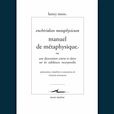Henry More - Manuel de métaphysique cover