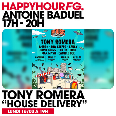HAPPY HOUR FG AVEC ANTOINE BADUEL. L'INTERVIEW : TONY ROMERA cover