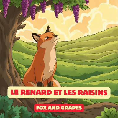 Fable de la Fontaine - Le renard et les raisins cover