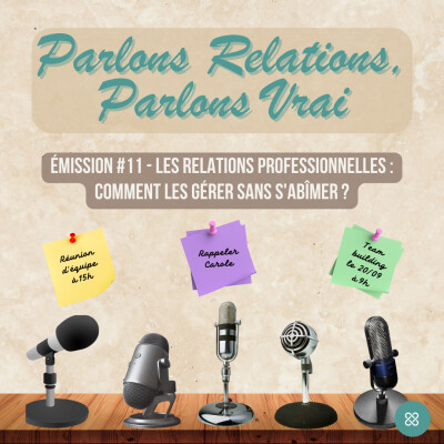 Parlons Relations Parlons Vrai #11 : Les relations professionnelles : comment les gérer sans s'abîmer ? cover