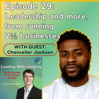 Ep.29: Leadership and more, from running 2.5 businesses cover