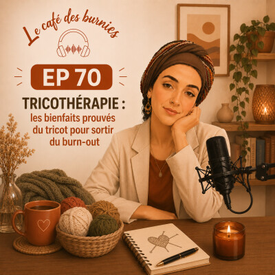 EP 70 TRICOTHÉRAPIE : les bienfaits prouvés du tricot pour sortir du burn-out cover