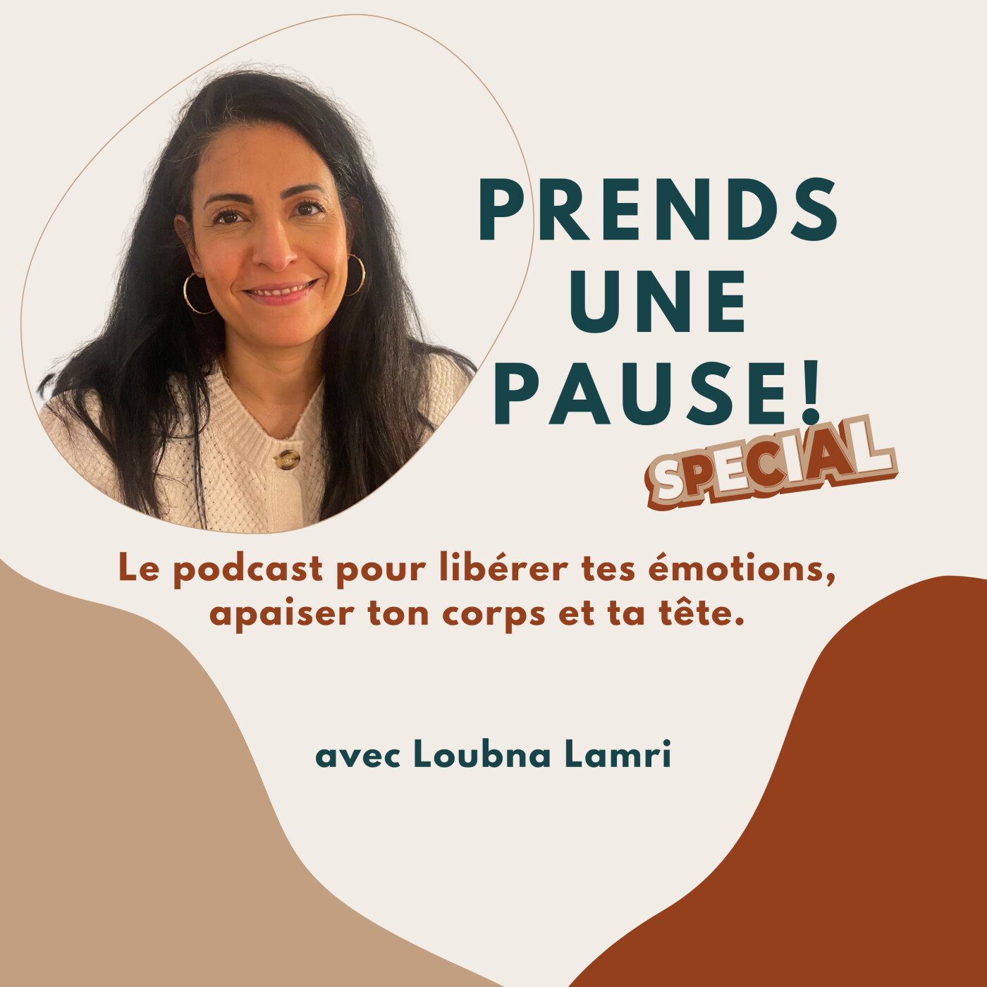 Prends une pause!  Le podcast pour libérer tes émotions, apaiser ton corps et ta tête.