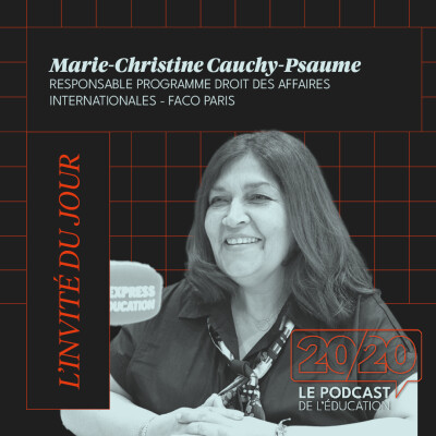 #33 - L’IA est entraînée mais n’est pas entraînante ! Marie-Christine Cauchy-Psaume Responsable programme chez FACO Paris. cover