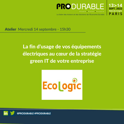 Ecologic - La fin d’usage de vos équipements électriques au cœur de la stratégie green IT de votre entreprise cover