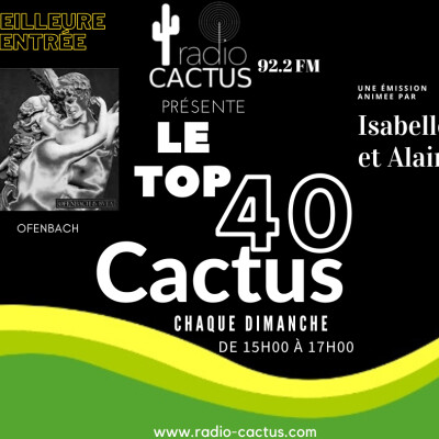 Top 40 Cactus du 16 juillet 2023. cover