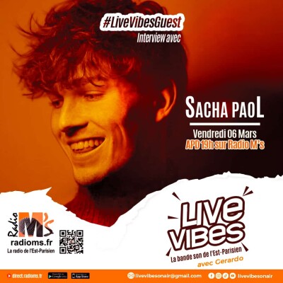 Live Vibes #13 - Sacha Paol cover