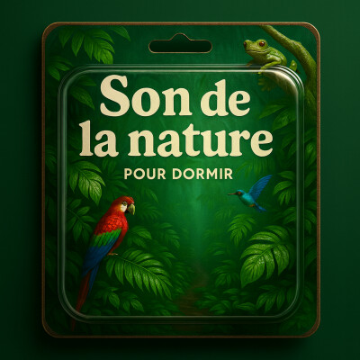 1 H Bruit Blanc doux pour DORMIR | Nature et faune contre l'insomnie cover