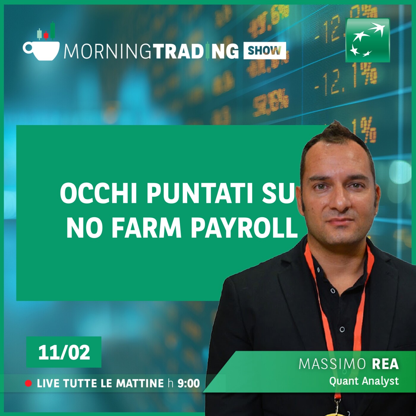 Occhi puntati sui Non Farm Payroll - Morning Trading Show episode artwork