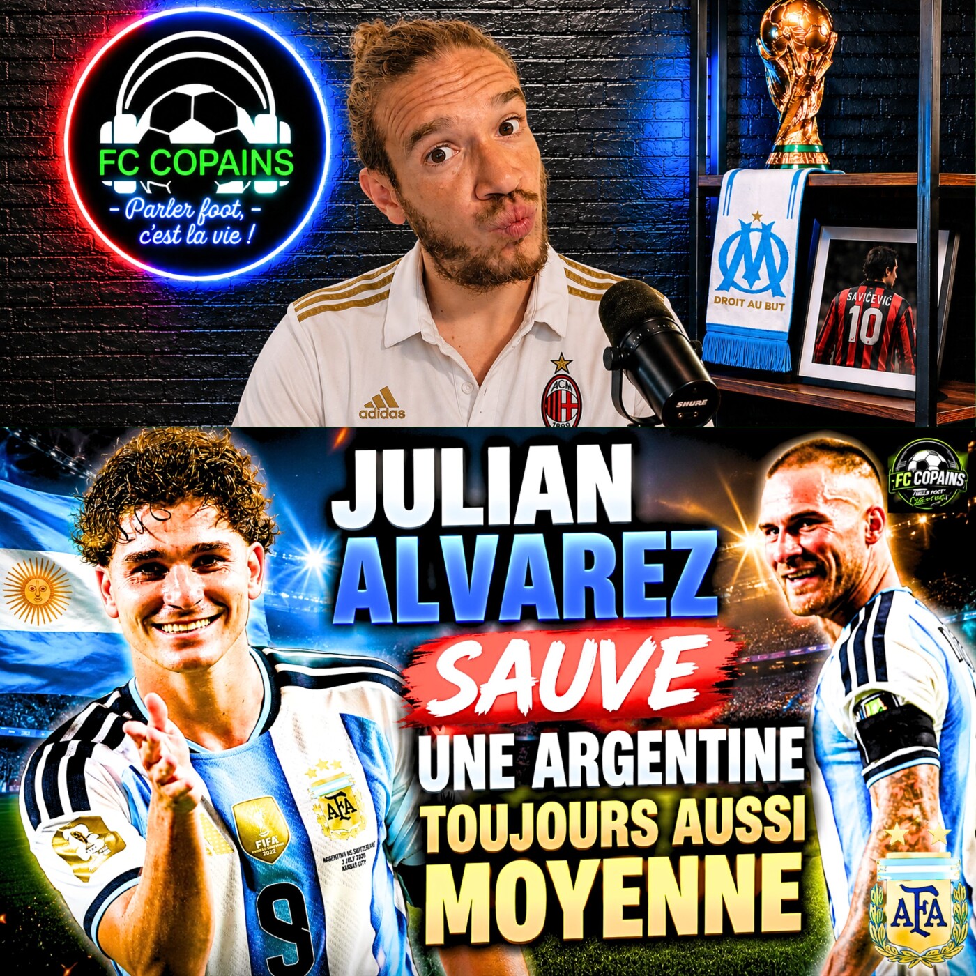 Débat Coupe du Monde 2026 - Argentine vs Suisse le debrief - Julian Alvarez sauve l'Albiceleste devant une Suisse frustrée