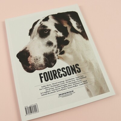 Art, dogs, and the beauty of surprise in Four & Sons magazine cover