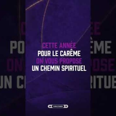 Mini teaser • #Carême 2022 • Il t'invite à le suivre, répond à l'appel de ton coeur ! #Parcours  – cover