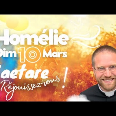 "Le commencement du bien c’est la confession du mal" | Homélie — Dimanche 10 mars de Laetare cover