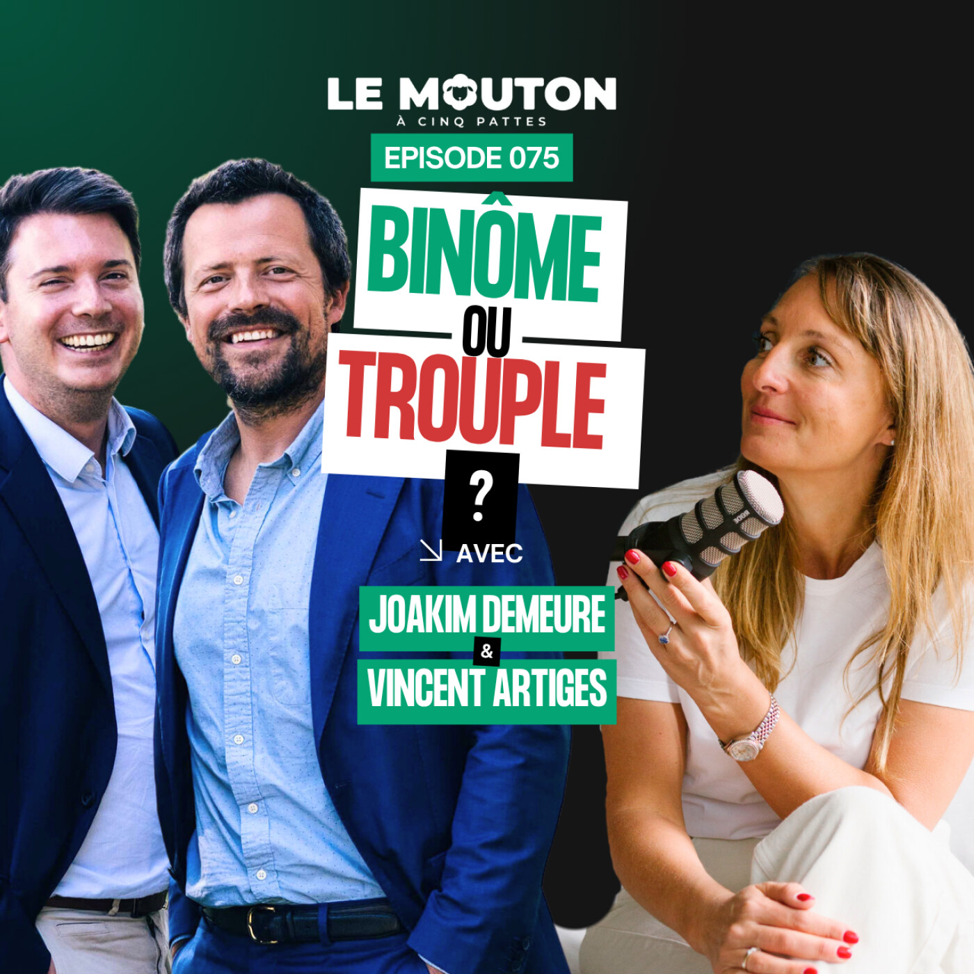 #EP75 Gérer à deux : la force du binôme en entreprise avec Joakim Demeure et Vincent Artiges episode artwork